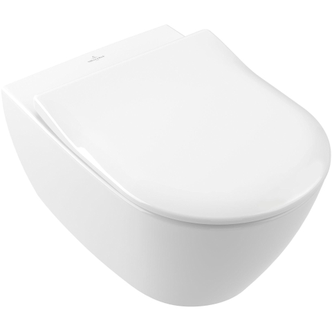 Villeroy & Boch Subway 2.0 pack wandcloset directflush - diepspoel slimseat zitting - softclose & - quickrelease - White Alpine (glans wit) GA59209
