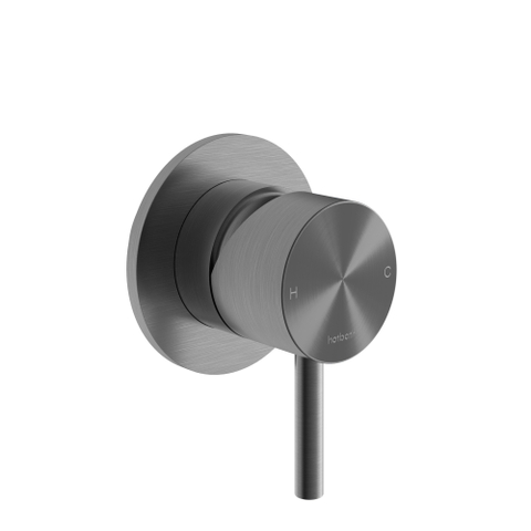 Hotbath Archie Inbouw douche mengkraan BGP - PVD - geborsteld gunmetal (antraciet) SW798889