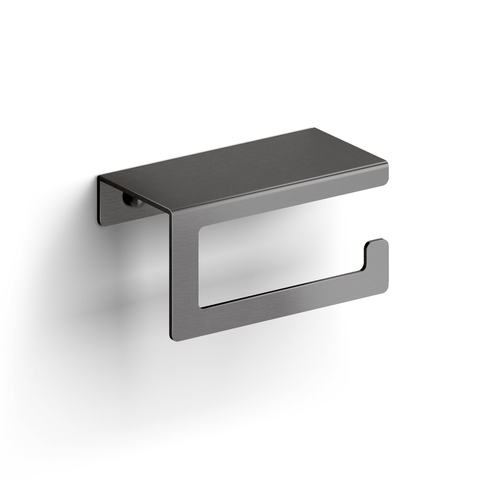 Clou Fold porte-rouleau de papier toilette sans clapet gunmetal brossé PVD SW917269