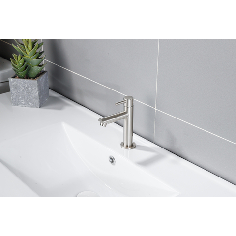 Fortifura Calvi Fonteinkraan - 15.4cm - opbouw - 1gats - PVD - geborsteld RVS SW696237