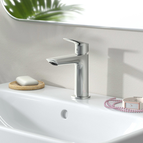Hansgrohe Logis Fine - eengreeps wastafelmengkraan - 110 - coolstart - zonder afvoer - hoogglans chroom SW651438