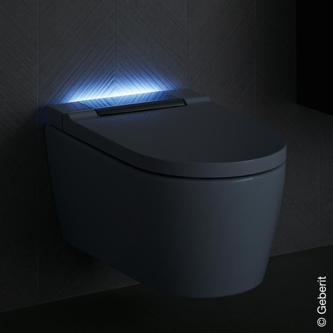 Geberit AquaClean Sela Douche Wc - 37.5x56.5cm - softclose - keratect - chroom afdekplaat - alpine - glans wit SW258980