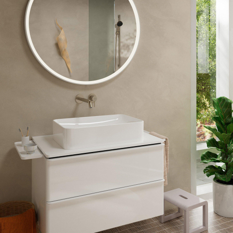 Hansgrohe Tecturis S Robinet lavabo encastré - mitigeur - rond - monocommande - bec 22.5 cm - chrome SW918651