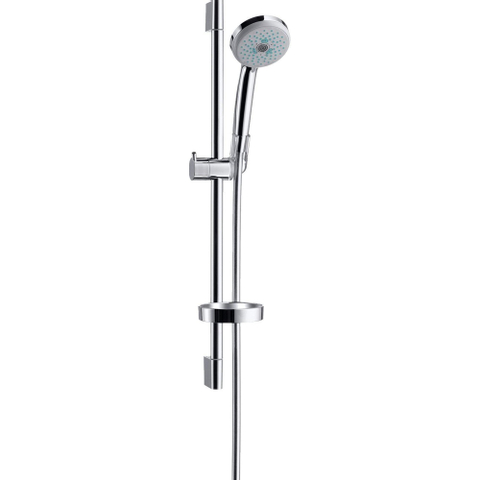 Hansgrohe Croma 100 Unica C glijstangset - met handdouche Multi - 100 - 65cm - hoogglans chroom 0450653