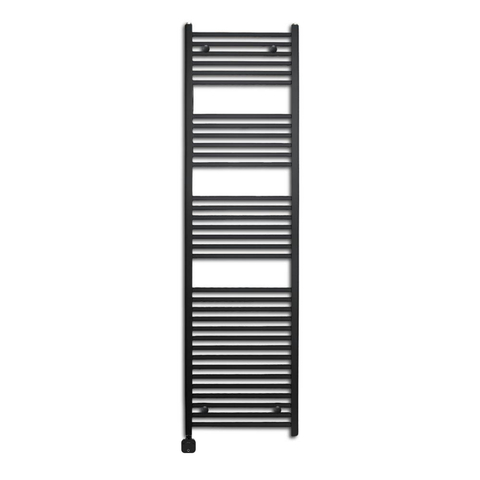 Sanicare Lumara Elektrische Radiator - 170x50cm - 1026W - zwarte thermostaat - linksonder - wifi - aluminium - mat zwart SW1581503