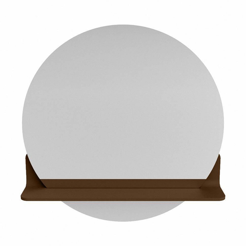 Mondiaz SPOT miroir – Ø 60 cm – avec tablette – Rust (brun) SW1235601