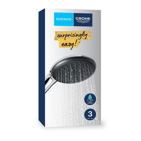 Grohe Vitalio Start QuickFix Handdouche - diameter 11cm - 3 straalsoorten - 8.0l/min - chroom SW1028138