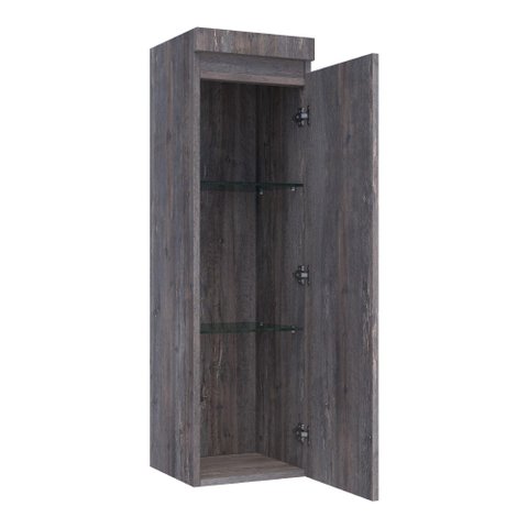 BRAUER Joy Armoire de salle de bains - 120x35x35cm - 1 porte - sans poignée - ouverture à droite - Driftwood SW499121