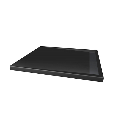 Xenz Easy Tray douchevloer - 100x90x5cm - acryl - zonder gootcover - ebony SW379224