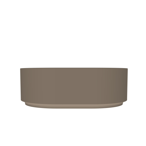 Arcqua Case vasque à poser - ovale - 40x28cm - truffe mat SW1209097