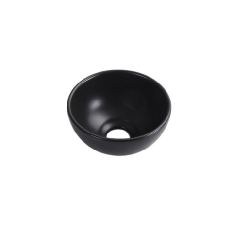 Royal Plaza Terra pack lave-mains – 40 x 25 x 10 cm – bois noir – robinet noir mat – avec porte-serviette SW1574576