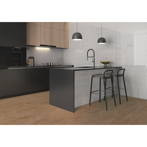 ÉCHANTILLON Terravito Girivo Carreau mural en céramique - 35x35cm - 9.2mm - Gris SW1408442