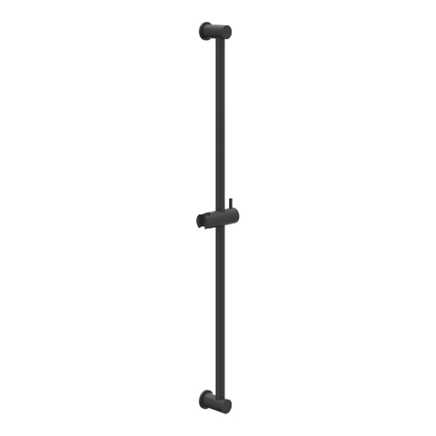 IVY Glissière de douche - 80cm - incluant support - Mat noir PED SW1031458
