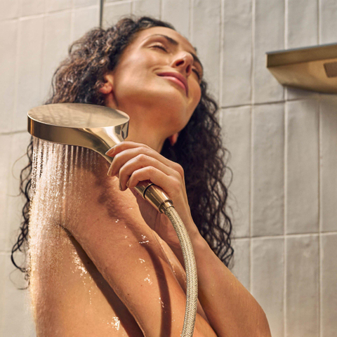 Hansgrohe Designflex Textiel - doucheslang - 125cm - geborsteld brons SW918201