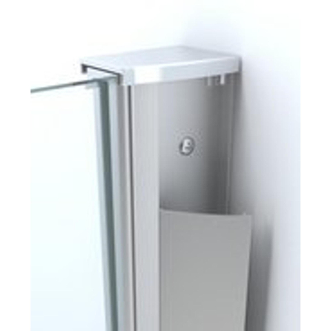 Wiesbaden Comfort Inloopdouche - 90x200cm - 10mm - nano helder glas - chroom SW10410