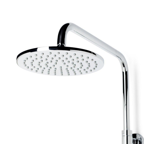 Fortifura Calvi Regendoucheset - thermostatisch - 25cm - hoofddouche - staafhanddouche - hoogglans chroom SW377818