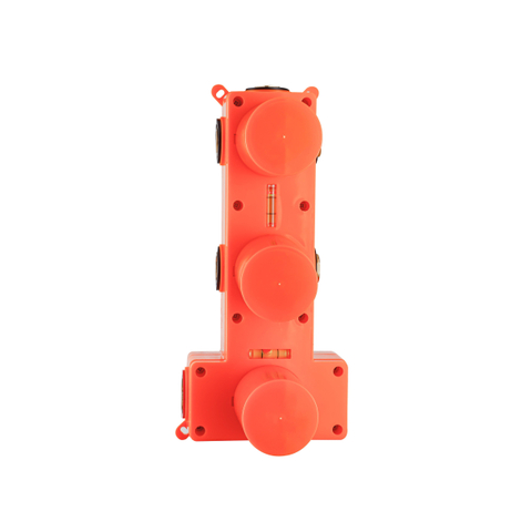 Fortifura Nebbio Robinet thermostatique encastré - 2 voies - extensible à 3 ou 4 voies - gunmetal brossé PVD SW1417134