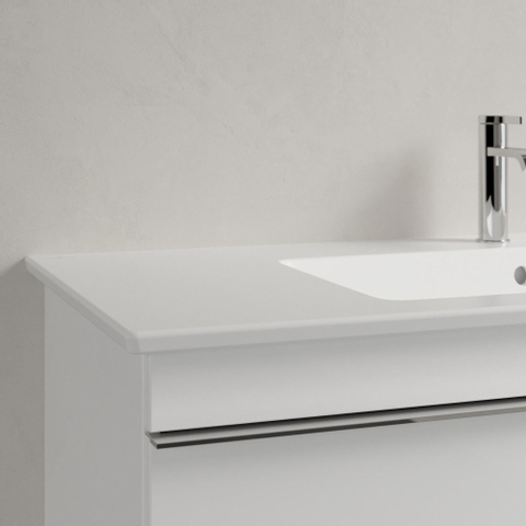 Villeroy & Boch Venticello lavabo - 100x50x16.5cm - 1 trou de robinet - stone white mat SW209635