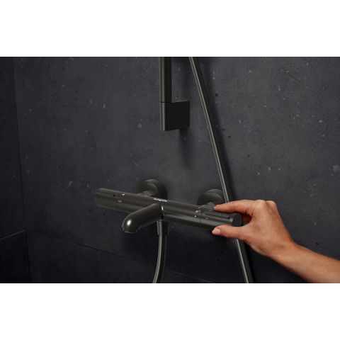 Hansgrohe Ecostat Element opbouw badthermostaat Brushed Black Chrome SW1566534