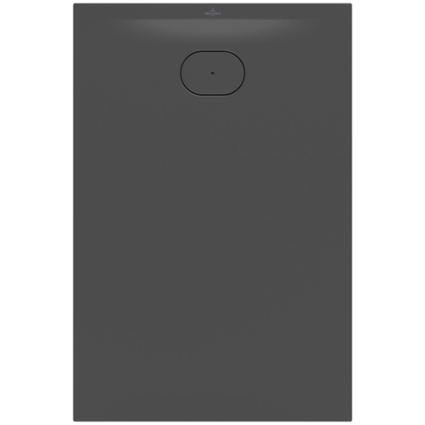Villeroy & Boch Ecora douchebak - 120x80x3.5cm - afvoer korte zijde - anthracite (antraciet) SW1558996