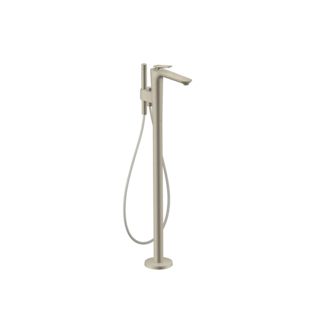 Hansgrohe Axor Citterio C afbouwdeel v. vrijstaande badkraan m. omstel m. handdouchevloermontage. voorsprong 19.4cm - brushed nickel SW1152008