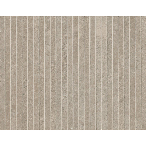 Terravito Elzino Mozaïektegel - 24x30.5cm - staafjes - 9mm - Grey mat SW1119918