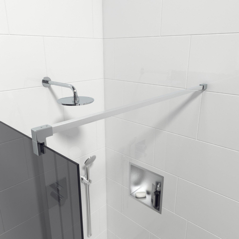 Marenza Bellini Inloopdouche - 100x200cm - rookglas - chroom SW238186