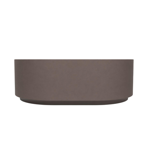 Arcqua Case Opbouw Waskom - ovaal - 40x28cm - mat mokka SW1584229