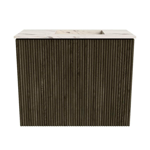 Mondiaz JOYA-DLUX Meuble de toilette 50cm - couleur Shadow - Lavabo FAYE position Droite 1 trou de robinet couleur Nata. SW1424942