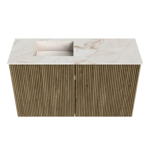 Mondiaz JOYA-DLUX Meuble de salle de bains 70cm - couleur Dusk - Vasque FAYE position Gauche Sans trou de robinet couleur Frappe. SW1426219