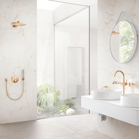 Grohe Silverflex Doucheslang - 125cm - glad - warm sunset (koper) SW116332