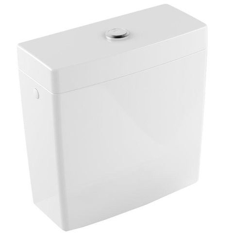 Villeroy & Boch venticello duoblokreservoir + binnenwerk - met zij en achtertoevoer - White Alpine (glans wit) 1025174
