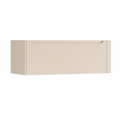 H&R Badmeubelen Juice Meuble sous lavabo - 120x45x40cm - angle droit arrondi - 1 tiroir - poignée intégrée - Merino SW1489742