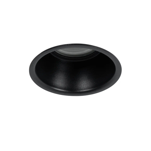 QAZQA Dept Spot encastré - 8.8x8.8x9.2cm - dimmable - IP44 - noir mat SW1187253