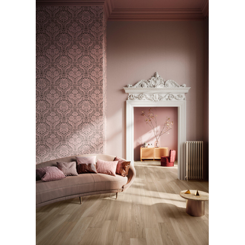 Ceralto Spectra Bande décorative - 60x120cm - 10.0mm - rectifié - Tian rose SW704702