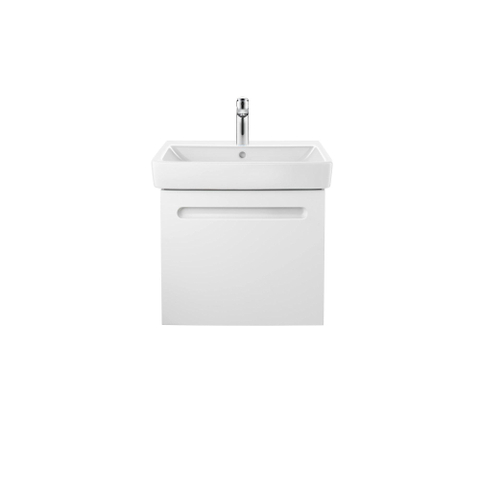 Duravit No.1 - No.1 - wastafel - 600mm - met overloop - 1 kraangat - hoogglans wit SW723752