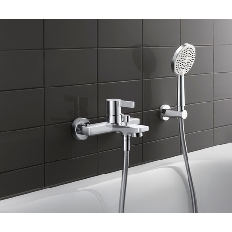 Duravit D-neo 1 greeps badmengkraan - opbouw - 208x136x116.5mm - hoogglans chroom SW640390