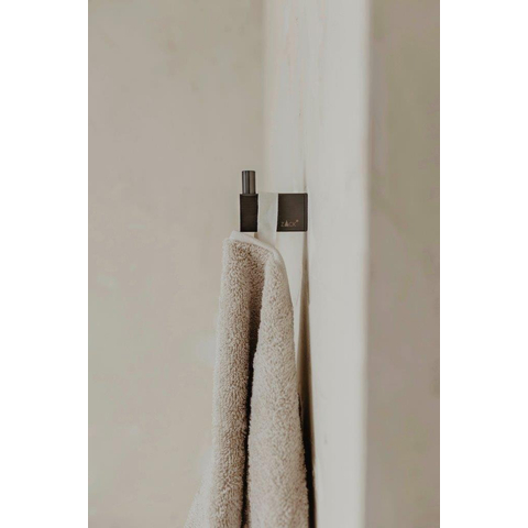 Zack LINEA Handdoekhaak - 5x5x1cm - enkel - grafiet SW1416164