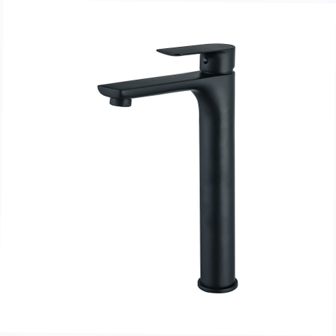 Adema Sparkle Mitigeur lavabo rehaussé noir SW696243