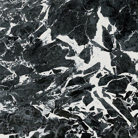 Ceralto Marvella Marble Vloertegel - 120X120 - 6.5mm - glans - zwart SW1578947