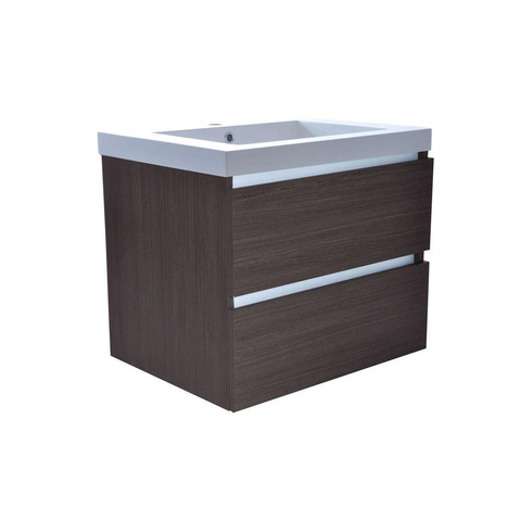 Wiesbaden Vision lavabo simple avec 1 trou de robinet 60x46x5,5 cm en marbre synthétique brillant blanc SW95819