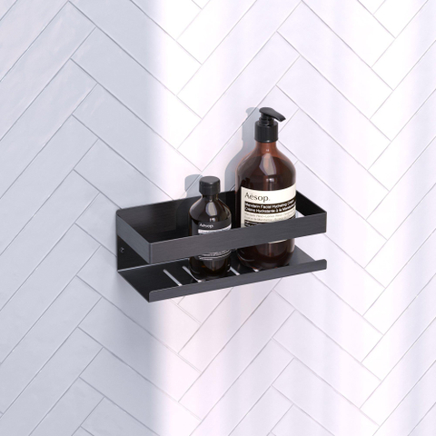 Brauer doucherek - 23x8cm - Gunmetal geborsteld SW1102517