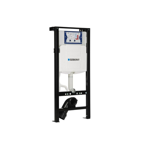 QeramiQ Dely Toiletset - 36.3x51.7cm - diepspoel - rimless - Geberit UP320 plieger inbouwreservoir - softclose toilet zitting - 35mm - mat witte bedieningsplaat - rechthoekige knoppen - glans wit SW1413230