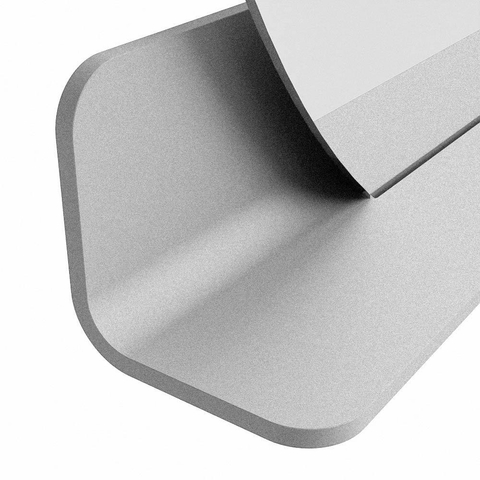 Mondiaz SPOT miroir – Ø 100 cm – avec tablette – Plata (bleu argenté) SW1235585