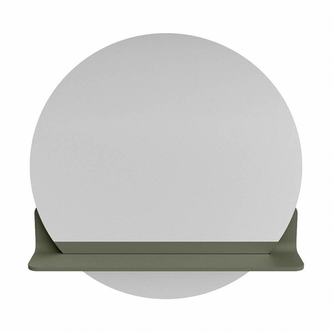 Mondiaz SPOT miroir – Ø 60 cm – avec tablette – Army (vert) SW1235485