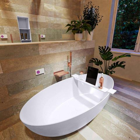 MONDIAZ FLOAT Vrijstaand bad - 170x80cm - Cale SW491518