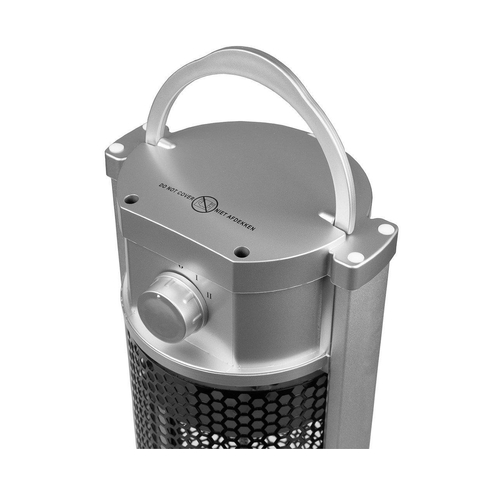 Eurom Chauffage de terrasse Under table heater 900 watt 10 m2 Gris SW539145