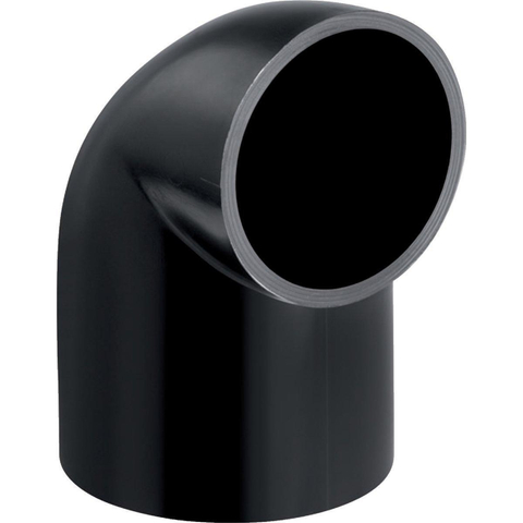 Geberit afvoer PE - fitting - verloopbocht - 90 graden - kleine radius - 56x50 SW30249