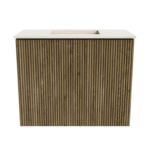 Mondiaz JOYA-DLUX 50cm meuble de toilette - couleur Dusk - Vasque FAYE position Milieu Sans trou de robinet couleur Meli. SW1425804