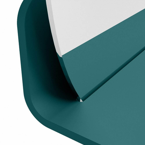 Mondiaz SPOT miroir – Ø 50 cm – avec tablette – Smag (vert) SW1235610